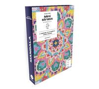 Marabout – Kit Mini Strass Mandala – Coffret 4000 strass multicolores, tableau A5