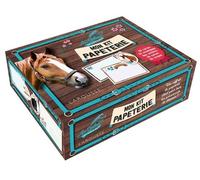 Mon Kit Papeterie Au Galop - Coffret Avec 48 Cartes, 24 Enveloppes, Des Stickers, Un Carnet, 1 Crayon