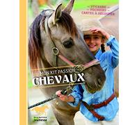 Mon kit passion... chevaux. Stickers, pochoirs, cartes à découper