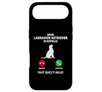 Mon Labrador Retriever m'appelle Faut Que J'y Aille Appel Coque pour iPhone Air