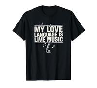 Mon langage d'amour, C'est de la Musique en Direct T-Shirt Graphique avec Valeur