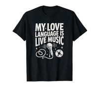 Mon langage d'amour, C'est de la Musique en Direct T-Shirt Graphique avec Valeur