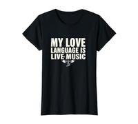 Mon langage d'amour, C'est de la Musique en Direct T-Shirt Graphique avec Valeur