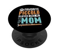 Mon Lecteur Piccolo préféré m'appelle Mom Piccolo PopSockets PopGrip Adhésif