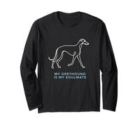 Mon lévrier est Mon âme sœur, Amoureux des Animaux de Compagnie Greyhound Racing Manche Longue