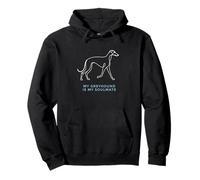 Mon lévrier est Mon âme sœur, Amoureux des Animaux de Compagnie Greyhound Racing Sweat à Capuche