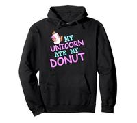 Mon Licorne a Mangé Mon Donut Humoristique Sweat à Capuche