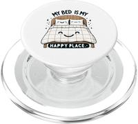 Mon lit est Mon Lieu de Bonheur PopSockets PopGrip pour MagSafe