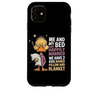 Mon lit et Moi Sommes mariés et Nous Avons 2 Enfants nommés Duck Coque pour iPhone 11