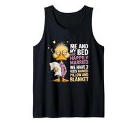 Mon lit et Moi Sommes mariés et Nous Avons 2 Enfants nommés Duck Débardeur