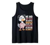 Mon lit et Moi Sommes mariés et Nous Avons 2 Enfants nommés Duck Débardeur