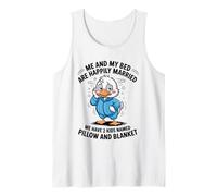 Mon lit et Moi Sommes mariés et Nous Avons 2 Enfants nommés Duck Débardeur