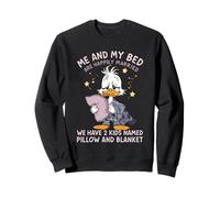 Mon lit et Moi Sommes mariés et Nous Avons 2 Enfants nommés Duck Sweatshirt