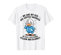 Mon lit et Moi Sommes mariés et Nous Avons 2 Enfants nommés Duck T-Shirt