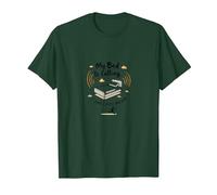 Mon lit m'appelle et Je Dois répondre à Funny Sleep Lover Art T-Shirt, Homme, Vert Forêt, M