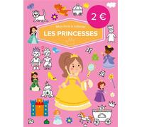 Mon livre à colorier - Les princesses - Collectif - Le Ballon Eds - broché - Livre-jeu