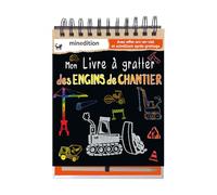mon livre a gratter des engins de chantier