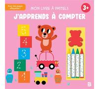 Mon livre à pastels - J'apprends à compter - Adèle Dafflon - Le Ballon Eds - Boîte ou accessoire - Jeux livres objets