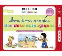 Mon livre-ardoise des dessins magiques - Pour découvrir les sons et les lettres - Fabien Laurent - Belin Éducation - cartonné - Scolaire / Universitaire