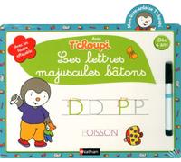 Mon livre-ardoise T'choupi Les lettres majuscules bâtons