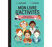 Mon livre d'activités - Petite & grande - Avec plus de 100 autocollants - Collectif - Kimane - relié - Document jeunesse