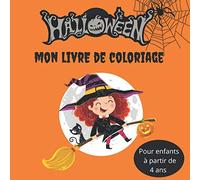 Mon livre de coloriage: livre de coloriage halloween|carnet de dessins halloween à colorier pour enfants|