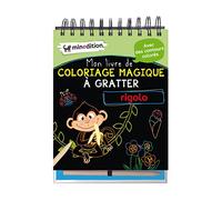 Mon livre de coloriage magique à gratter rigolo