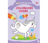 Mon livre de jeux - Coloriages codés - Collectif - Le Ballon Eds - broché - Document jeunesse