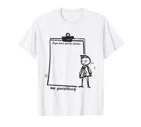 Mon Livre d'hôtes Sign Here Party Starts Fun Outfit T-Shirt