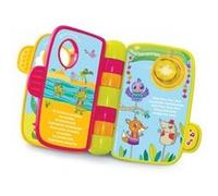 Mon Livre interactif enchante 4 comptines, version FR - Livre parlant et musical bebe 6/36 mois - Jouet 1er age et carte animaux