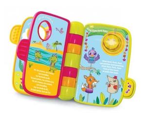 Mon Livre interactif enchante 4 comptines, Version FR - Livre Parlant et Musical Bebe 6/36 Mois - Jouet 1er Age - Carte Animaux