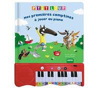 Mon livre piano - p'tit loup - mes premieres comptines a jouer au piano