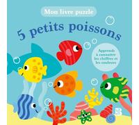Mon livre puzzle - 5 petits poissons