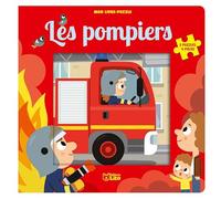 Mon livre puzzle 9 pièces: Les pompiers - Dès 2 ans