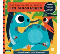 Mon livre puzzle à toucher - Les dinosaures