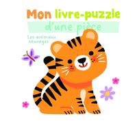 Les animaux sauvages - Mon livre puzzle d'une pièce