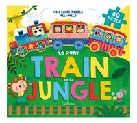 Mon livre puzzle méli-mélo - le petit train de la jungle - Collectif - 1 2 3 Soleil - cartonné - Album jeunesse
