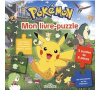 Mon Livre Puzzle Pokémon - 5 Puzzles De 6 Pièces