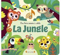 Mon livre sonore à volets - La Jungle - Tiago Americo - Grund - cartonné - Comptine, chant