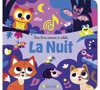 Mon livre sonore à volets - La nuit - Livre sonore à rabats - À partir de 1 an