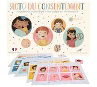 Mon Loto du Consentement - Jeu Éducatif pour Enfants dès 3 Ans, Sensibilisation Ludique et Éducative - Prévention des Abus Sexuels, Apprentissage du Consentement - Validé par Psychologue