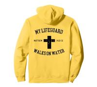 Mon maître-Nageur Marche sur l'eau, Christian - sur Le Dos Sweat à Capuche