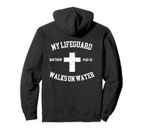 Mon maître-Nageur Marche sur l'eau, Christian - sur Le Dos Sweat à Capuche