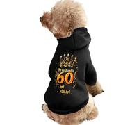 Mon Mari a 60 Ans et est Toujours Sexy. Sweat à Capuche Amusant pour Chien, Costume pour Animaux de Compagnie, Sweat-Shirt pour Chiots de Petite, Moyenne et Grande Taille. Vêtements pour Chats