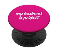 Mon mari est un mariage parfait, une femme drôle, un couple sarcastique PopSockets PopGrip Adhésif