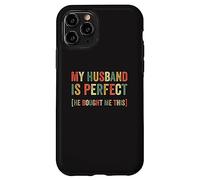 Mon Mari est Un Mariage Parfait, Une Femme drôle, Un Mariage Sarcastique Coque pour iPhone 11 Pro