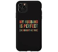 Mon Mari est Un Mariage Parfait, Une Femme drôle, Un Mariage Sarcastique Coque pour iPhone 11 Pro Max