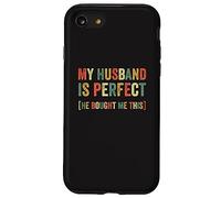 Mon Mari est Un Mariage Parfait, Une Femme drôle, Un Mariage Sarcastique Coque pour iPhone SE (2020) / 7/8