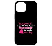 Mon mari et moi faisons un atelier, il travaille et je fais du shopping Coque pour iPhone 15