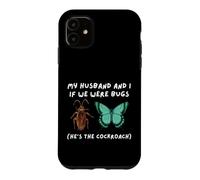 Mon Mari et Moi, si Nous étions des Insectes, Une Femme drôle de cafard Coque pour iPhone 11